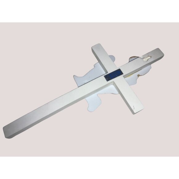 Girl's First Communion Confirmation Cross Fine Porcelain By Roman, Inc. vintage - Picture 4 of 7